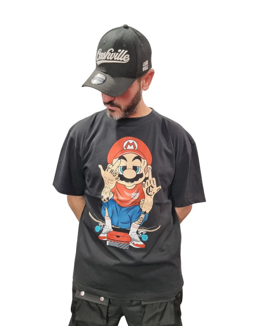 T-shirt Cashville Mario Noir