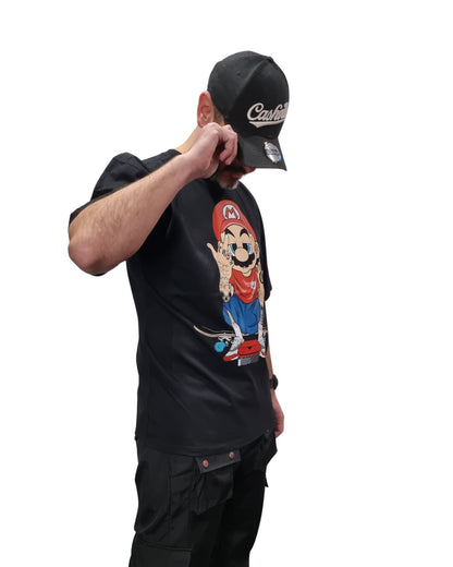 T-shirt Cashville Mario Noir