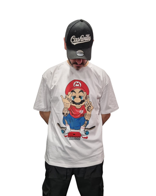 T-shirt Cashville Mario Blanc