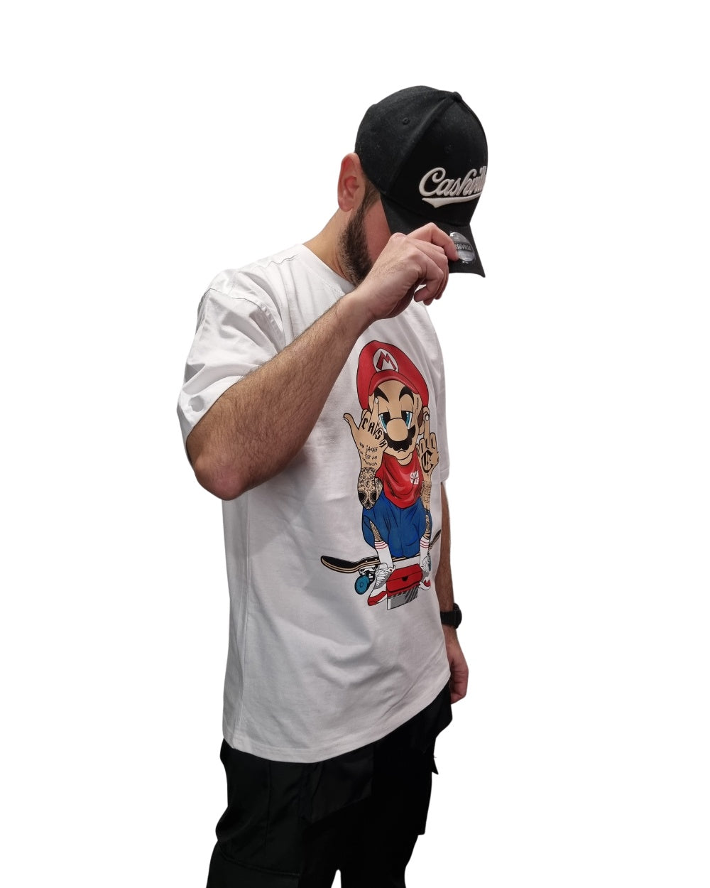 T-shirt Cashville Mario Blanc