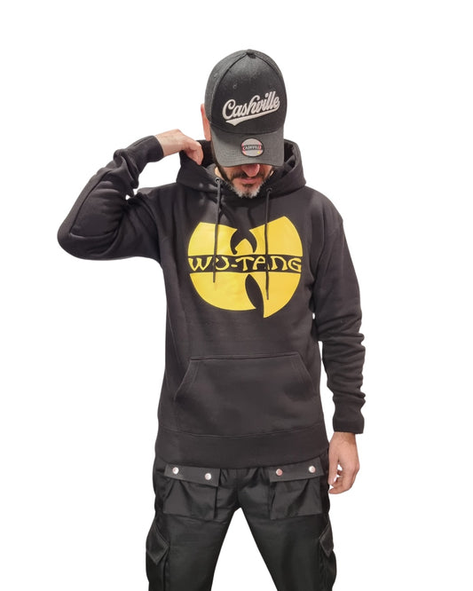 HOODIE A CAPUCHE CASHVILLE WU-TANG NOIR