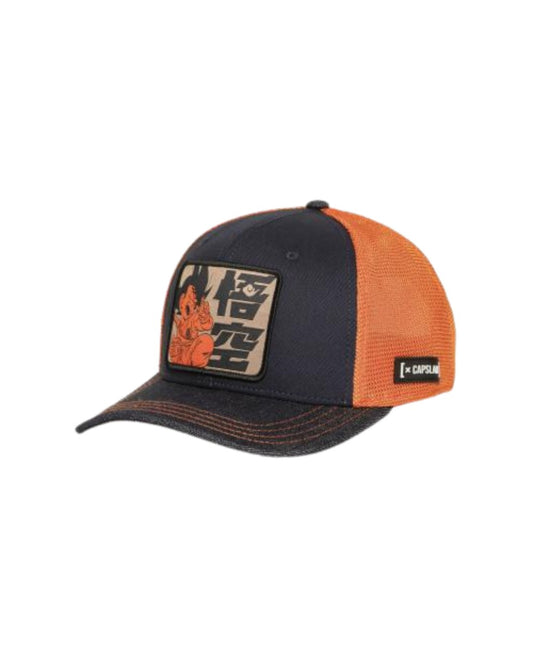 TRUCKER CAPLAB GOKU JEUNE BLEU/ORANGE
