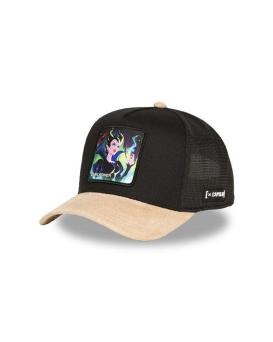 TRUCKER CAPSLAB MALEFIQUE NOIR/BEIGE