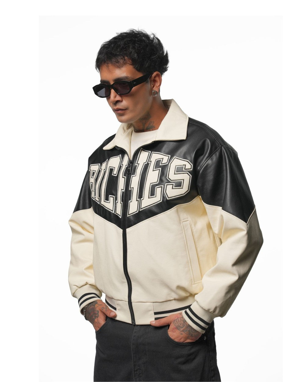 VESTE RICHES PARIS SIMILI CUIR RECORDS