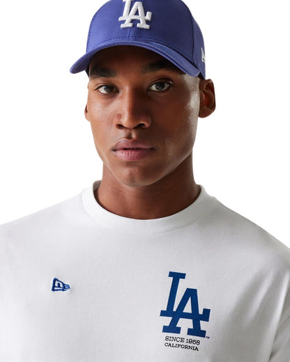 T-SHIRT NEW ERA BASEBALL GRAPH LA DODGERS BLANC