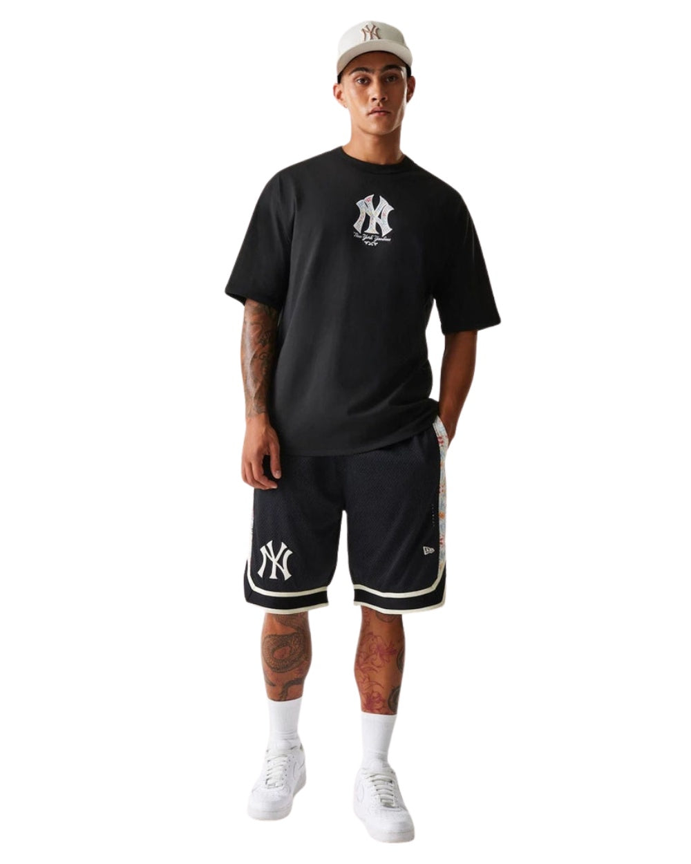 SHORT NEW ERA INFILL MESH NY YANKEES NOIR