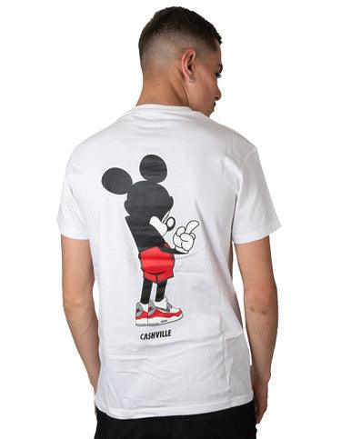 TSHIRT CASHVILLE MICKEY 2 BLANC - Cashville