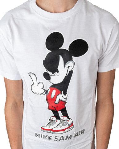 TSHIRT CASHVILLE MICKEY 2 BLANC - Cashville