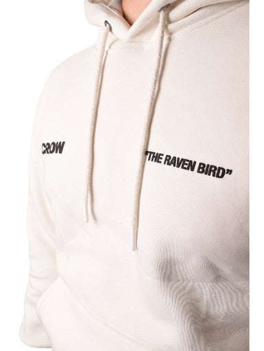 HOODIE GANGS CROW GK2284 BLANC - Cashville