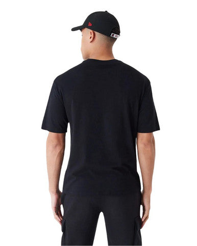 T-shirt Oversize Chicago Bulls NBA Flame Graphic NOIR - Cashville